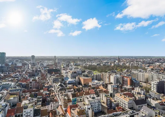 Skyline App 5p Met Prachtige Uitzichten & Terras * Ostende